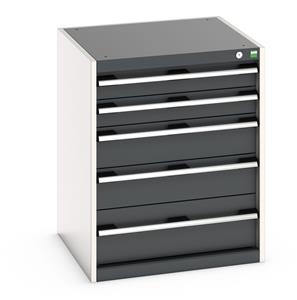 40019035.** Bott Cubio drawer cabinet with overall dimensions of 650mm wide x 650mm deep x 800mm high...